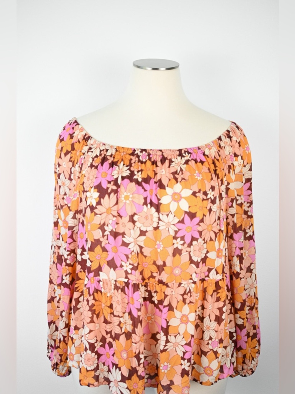 Sanctuary Floral Blouse, New With Tags - Picture 10 of 11